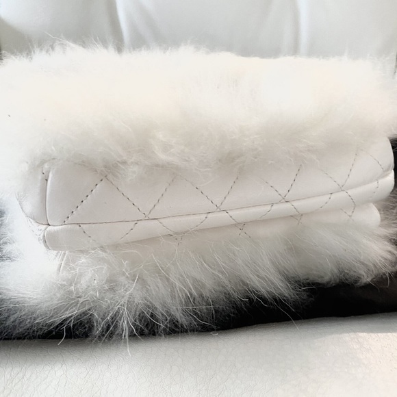 Chanel Rabbit Fur Top Handle Chain Bag - Picture 5 of 11